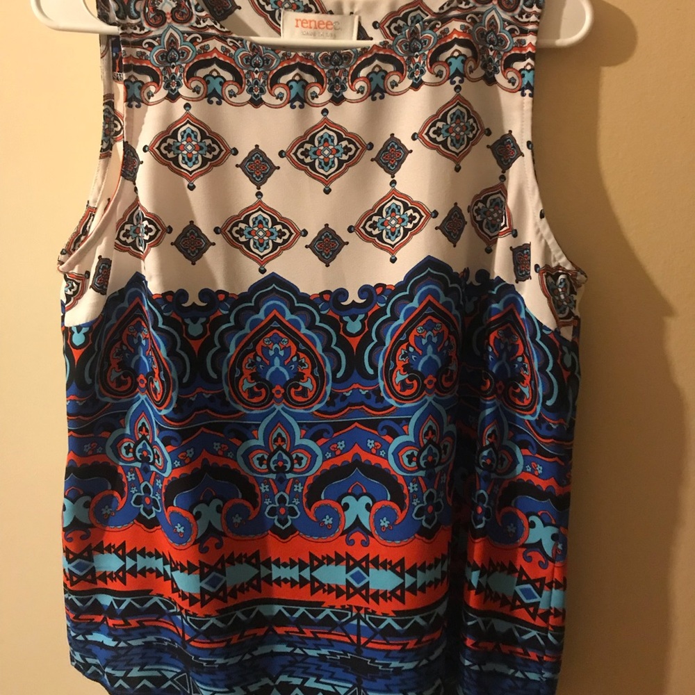 Sleeveless blouse
